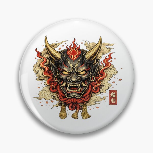 Item preview, Japanese Hannya Mask Ukiyo-e | Infernal Demon Art designed and sold by Ukiyo Spirit Studio.