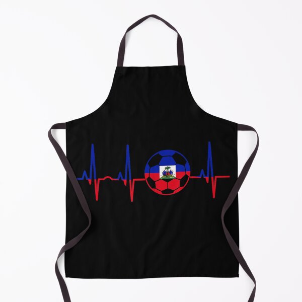Item preview, Haiti Football Flag Heartbeat EKG Soccer Fan Jersey Graphic Design Print designed and sold by GalenoHenley.