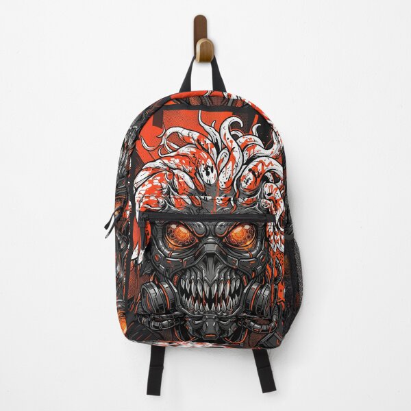 Item preview, Cyberpunk Techwear Demon Mask - Dark Sci-Fi Fantasy Bio-Mechanical Monster designed and sold by MCHDesignST.