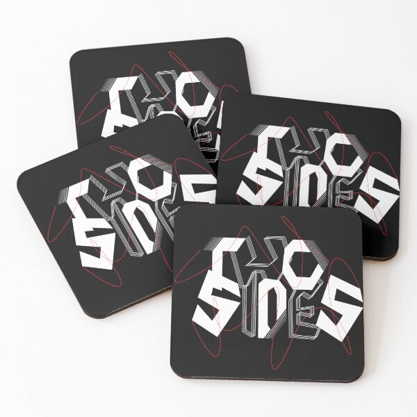 Item preview, Two Sides | Abstract Geometric Typography Art designed and sold by knitted-strokes.