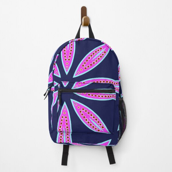 Item preview, Navy and Magenta Starburst Geometric Pattern designed and sold by Tinsleybluebell.