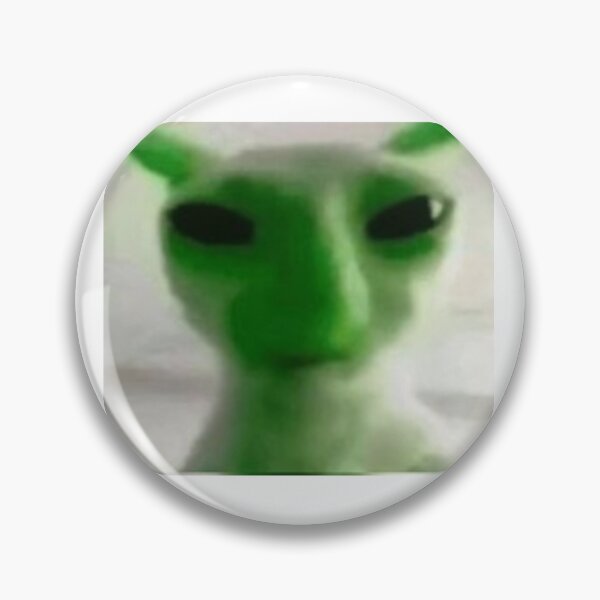 Item preview, green alien cat meme designed and sold by cloudzer0000.