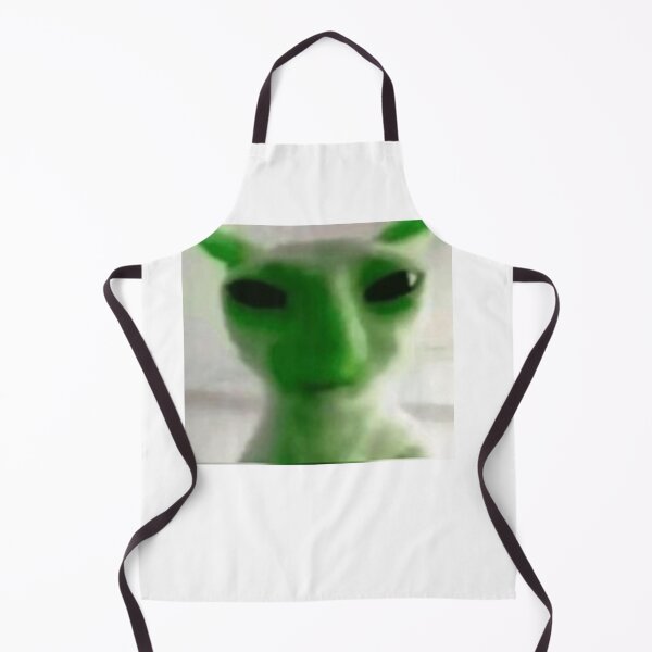 Item preview, green alien cat meme designed and sold by cloudzer0000.