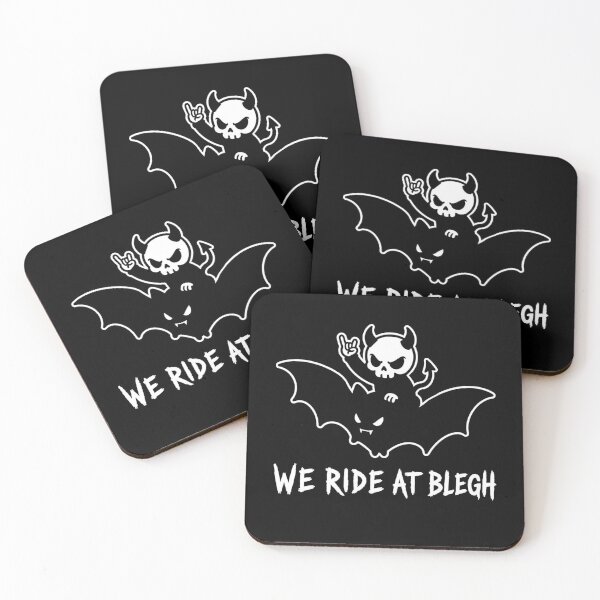 Item preview, We Ride At Blegh Metal Devil Opossum Bat designed and sold by JossDesign15.