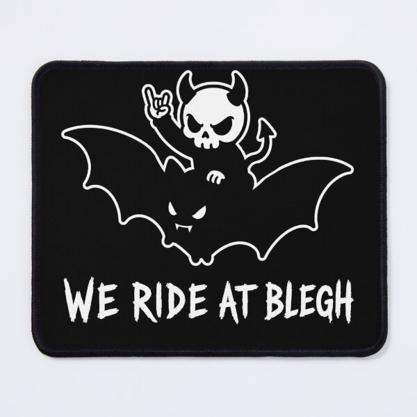 Item preview, We Ride At Blegh Metal Devil Opossum Bat designed and sold by JossDesign15.