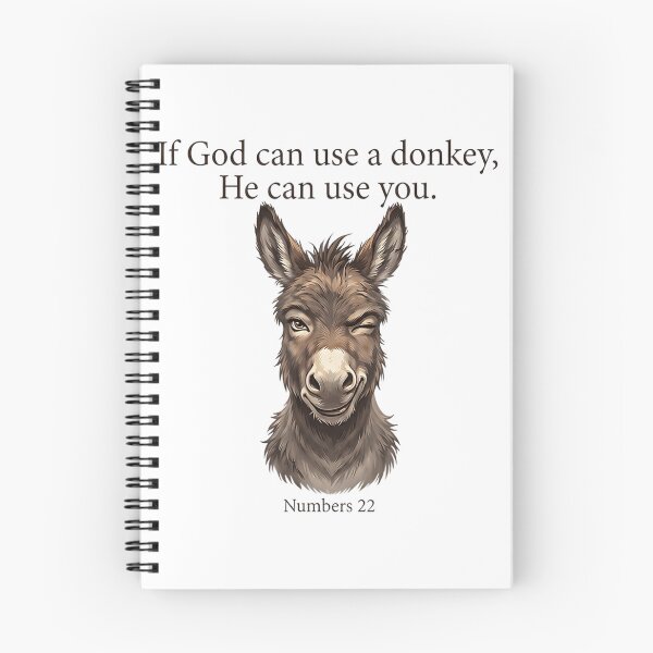 Item preview, If God Can Use A Donkey Christian Bible Verse Numbers 22 designed and sold by DuneHaicna.