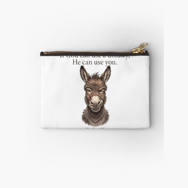 Item preview, If God Can Use A Donkey Christian Bible Verse Numbers 22 designed and sold by DuneHaicna.