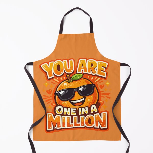 Item preview, You Are One in a Million Cool Orange Sunglasses – Funny Fruit Pun Art | Orange Lover Gift designed and sold by irfanshikh.