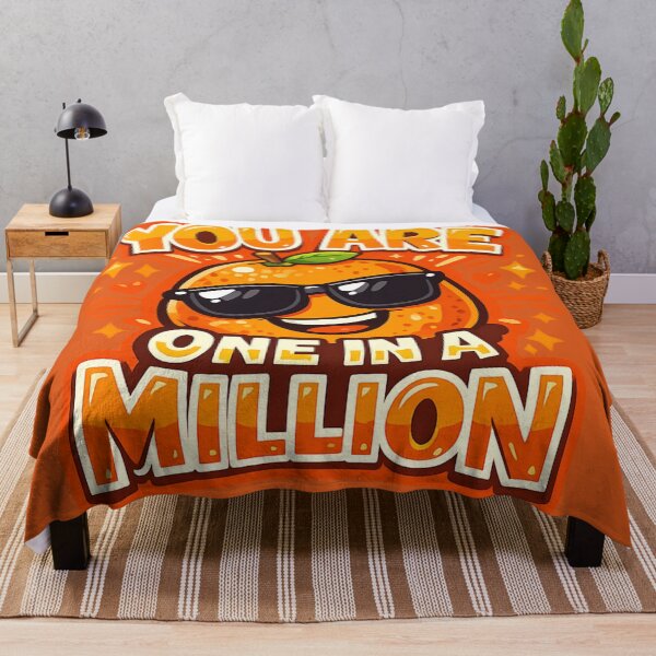 Item preview, You Are One in a Million Cool Orange Sunglasses – Funny Fruit Pun Art | Orange Lover Gift designed and sold by irfanshikh.