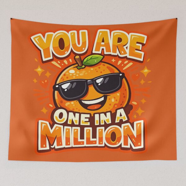 Item preview, You Are One in a Million Cool Orange Sunglasses – Funny Fruit Pun Art | Orange Lover Gift designed and sold by irfanshikh.