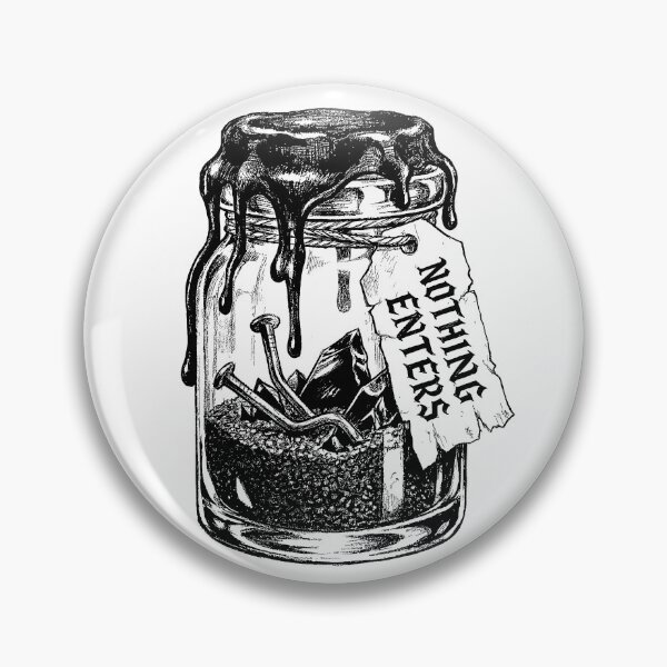 Item preview, Obsidian Warding Sanctuary - Spell Jars designed and sold by bapupa.