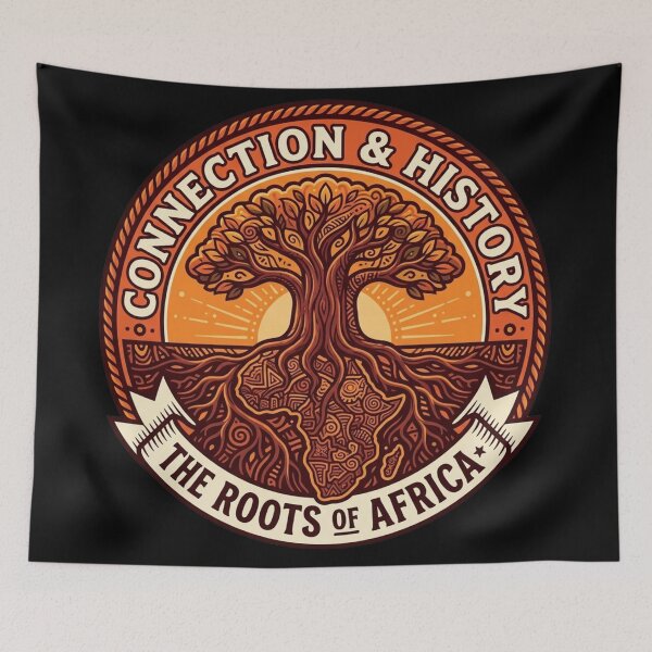 Item preview, ​The Roots of Africa Baobab Tree Vintage Badge designed and sold by Timeless Junction.