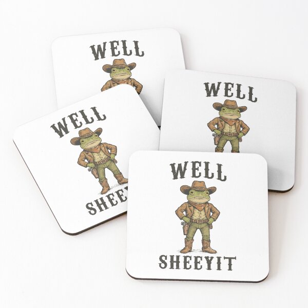 Item preview, Well Sheeyit Funny Frog Meme designed and sold by nosu-art-pod.
