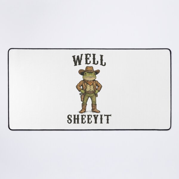 Item preview, Well Sheeyit Funny Frog Meme designed and sold by nosu-art-pod.