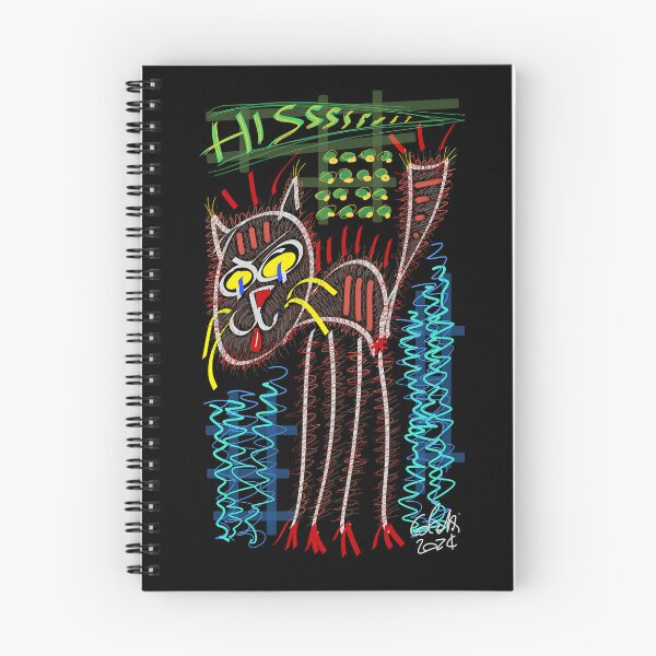 Item preview, Hissing | Aggressive energy in vibrant strokes designed and sold by Cofetti.