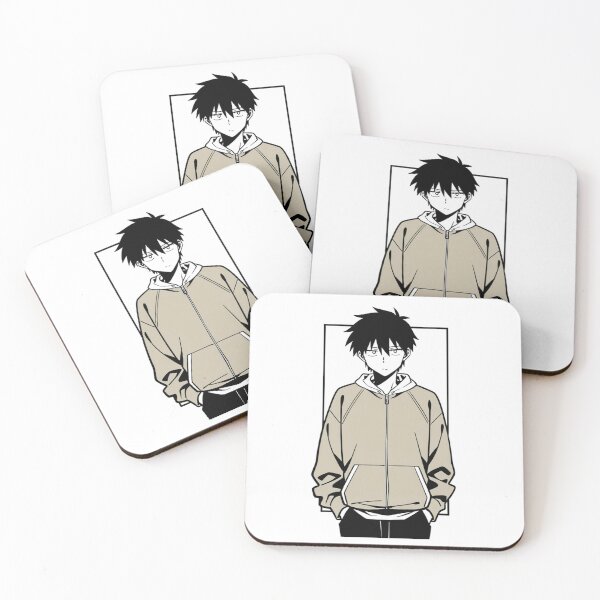 Item preview, Portrait - Man beige hoodie hands pockets tired designed and sold by AnimeShin.