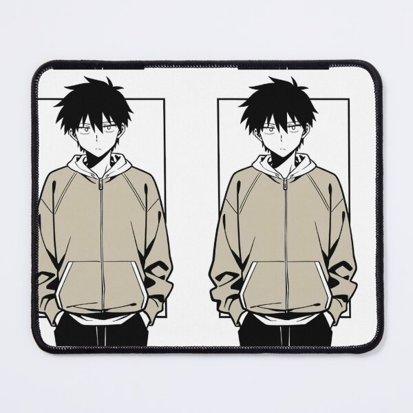 Item preview, Portrait - Man beige hoodie hands pockets tired designed and sold by AnimeShin.