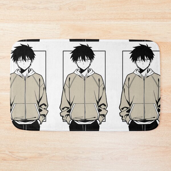 Item preview, Portrait - Man beige hoodie hands pockets tired designed and sold by AnimeShin.