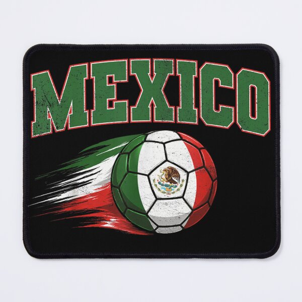 Item preview, Mexico Football Soccer Ball Motion Flag Team Pride Sports Fan Design designed and sold by DuneHaicna.