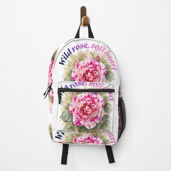 Item preview, Wild Rose Soft Heart | Pink Watercolor Rose Floral Quote designed and sold by SimplyContry.