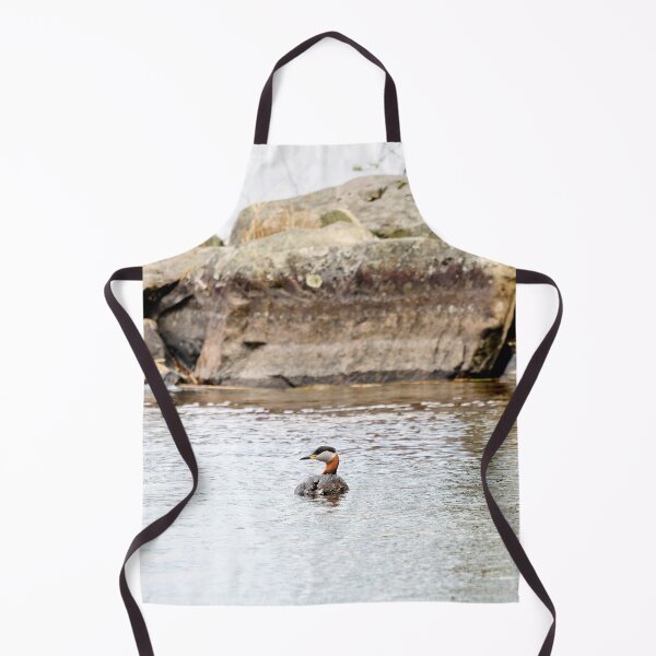 Item preview, By the rocks.. Red-necked grebe. Spring 2026 designed and sold by Jouko Lehto Photography.