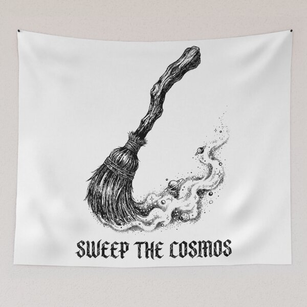 Item preview, Midnight Comet Brush - Witch Broomstick designed and sold by bapupa.