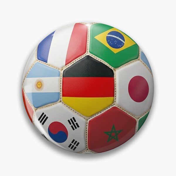 Item preview, International Flags Soccer Ball Graphic designed and sold by YounexxART.