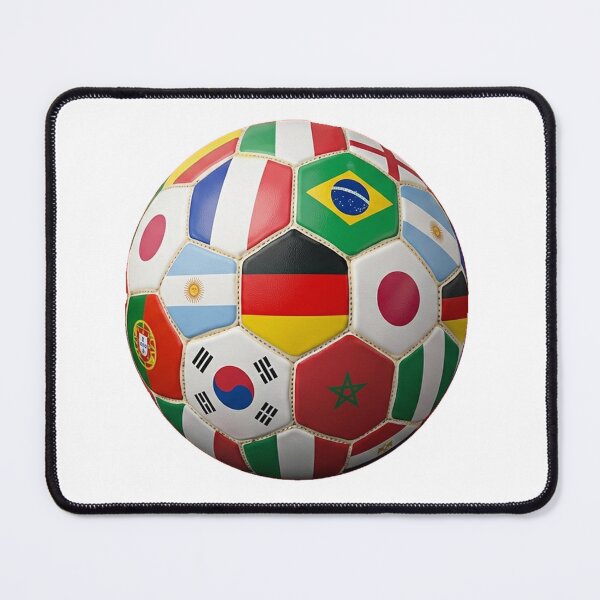 Item preview, International Flags Soccer Ball Graphic designed and sold by YounexxART.