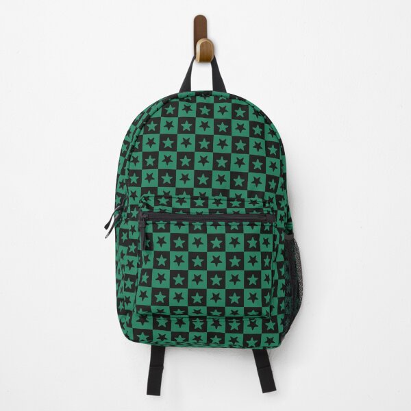 Item preview, Black and Green checkered stars designed and sold by pattern-archive.