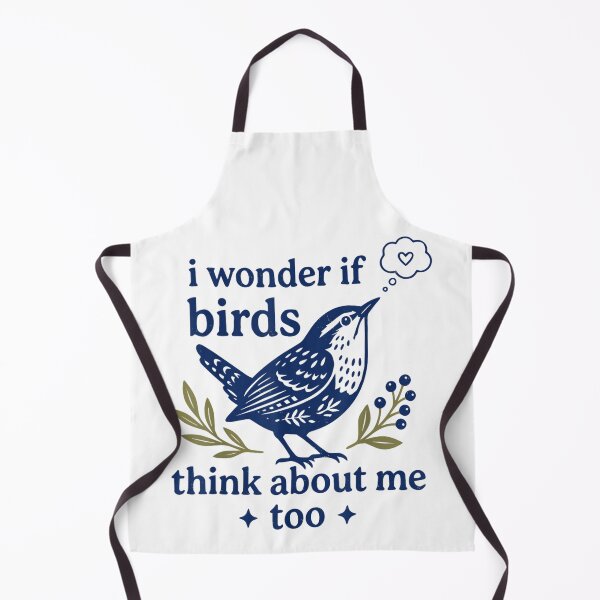 Item preview, Cute I Wonder If Birds Think About Me Too Birdwatcher Design designed and sold by DuneHaicna.