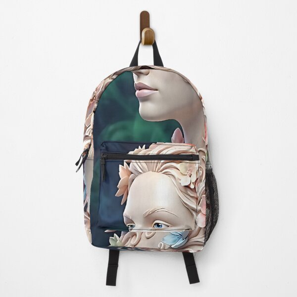 Item preview, Ethereal Floral Muse: A Sculptural Portrait designed and sold by ToxicInkArt.