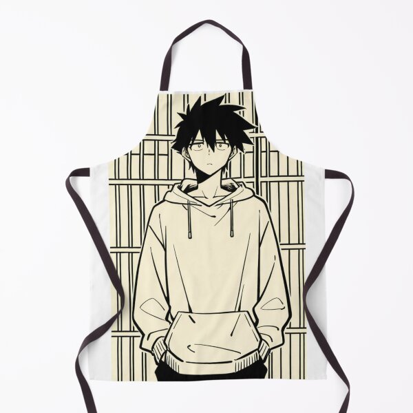 Item preview, Portrait - Man cream hoodie hands pockets wide eyes designed and sold by AnimeShin.