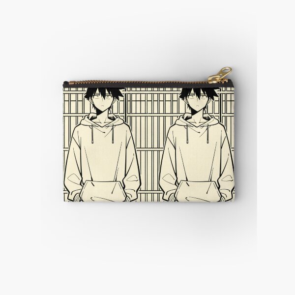 Item preview, Portrait - Man cream hoodie hands pockets wide eyes designed and sold by AnimeShin.
