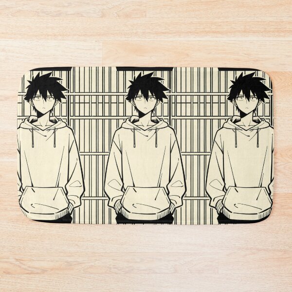 Item preview, Portrait - Man cream hoodie hands pockets wide eyes designed and sold by AnimeShin.