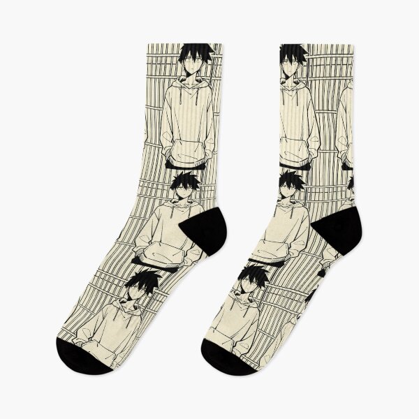 Item preview, Portrait - Man cream hoodie hands pockets wide eyes designed and sold by AnimeShin.