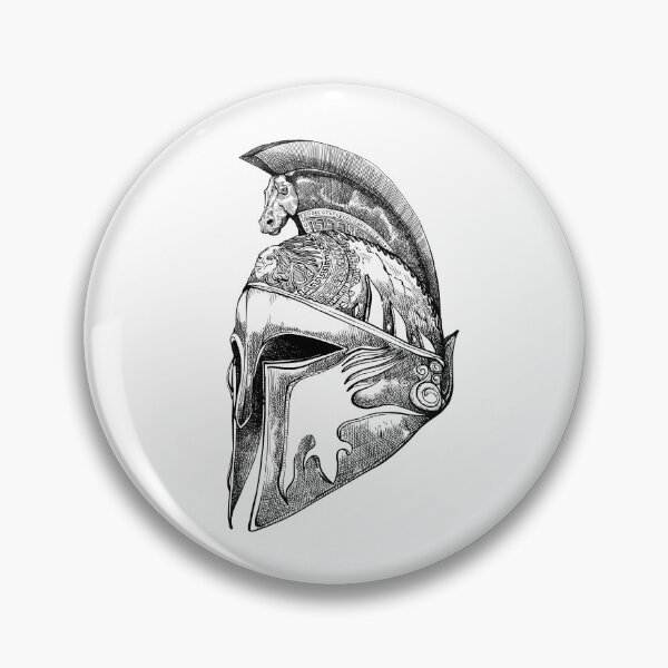 Item preview, Knight War helmet drawing  designed and sold by midsketcher.