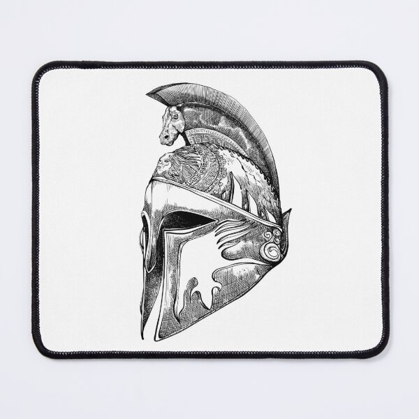 Item preview, Knight War helmet drawing designed and sold by midsketcher.