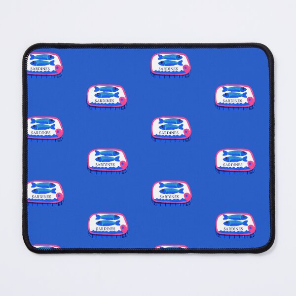 Item preview, Blue Vintage Sardines Pattern designed and sold by giulyz.