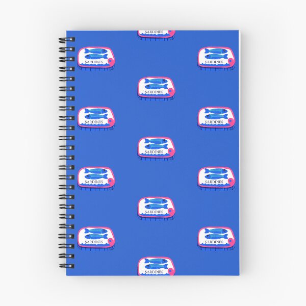 Item preview, Blue Vintage Sardines Pattern designed and sold by giulyz.