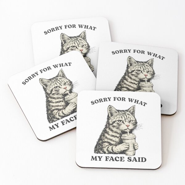 Item preview, Sorry for What My face Said Cat designed and sold by nosu-art-pod.