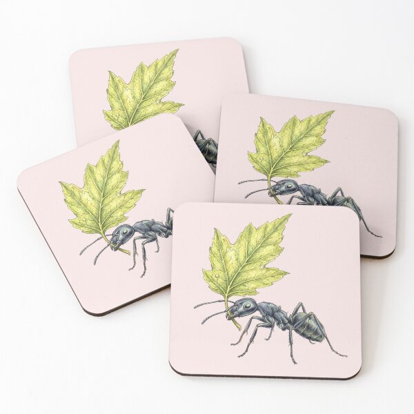Item preview, Entomological illustration: The ant and its leaf (Parasol ant) designed and sold by Green-Natura.