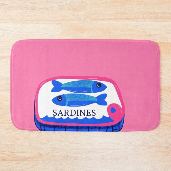 Item preview, Pink Vintage Sardines Pattern designed and sold by giulyz.