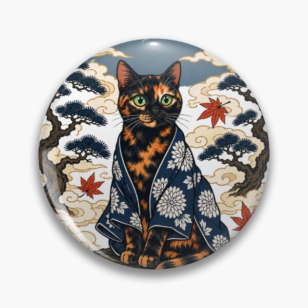 Item preview, Cat of Mount Fuji — Tortie Cat Ukiyo-e Woodblock | Japanese Art designed and sold by Martin's_Design.