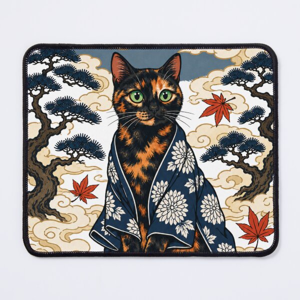Item preview, Cat of Mount Fuji — Tortie Cat Ukiyo-e Woodblock | Japanese Art designed and sold by Martin's_Design.