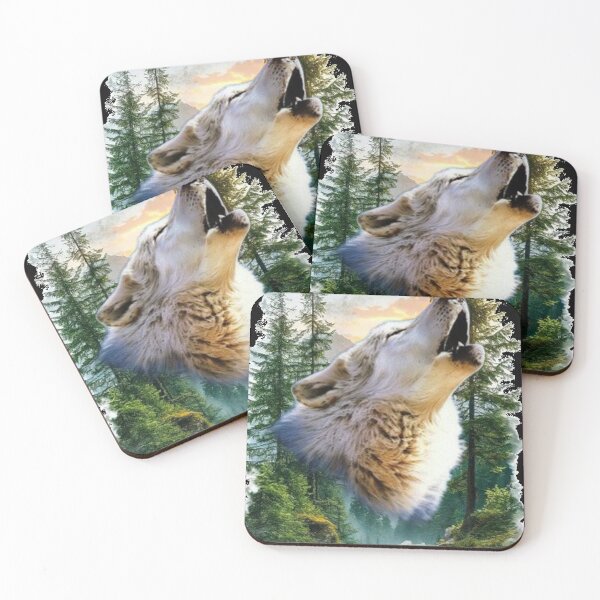 Item preview, Spirit Wolf of the Falling Waters designed and sold by EdicrisR.