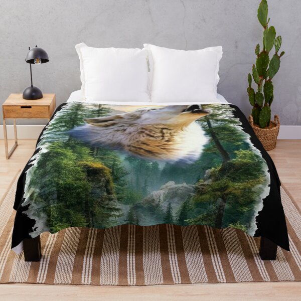 Item preview, Spirit Wolf of the Falling Waters designed and sold by EdicrisR.