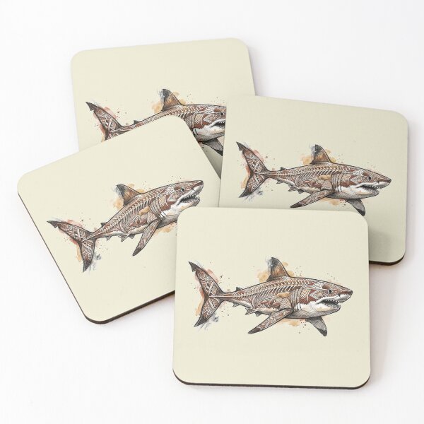 Item preview, Dermal Denticles and Dread: X-Ray Shark Anatomy Print designed and sold by FreiherrPK.