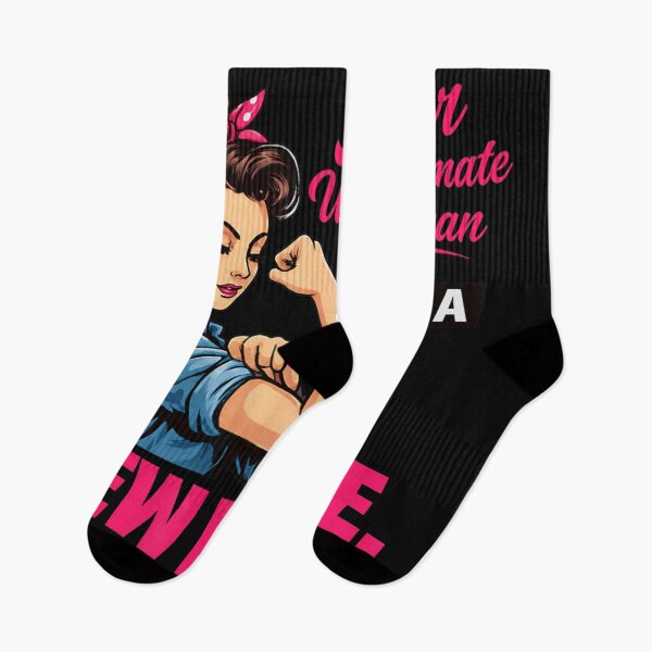 Item preview, Rosie The Riveter Never Underestimate A Woman With A New Knee Survivor designed and sold by DienesAngele.