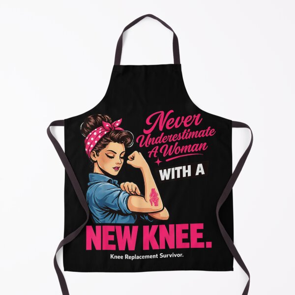 Item preview, Rosie The Riveter Never Underestimate A Woman With A New Knee Survivor designed and sold by DienesAngele.