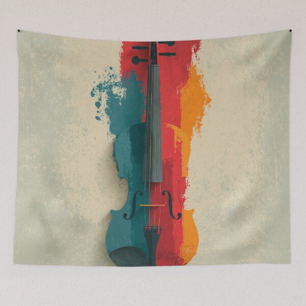 Item preview, classical violin drawing artwork designed and sold by gut2000.